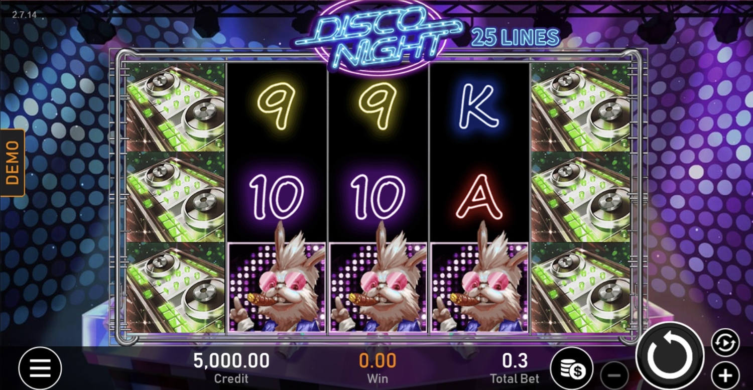 Disco Night Slot Gameplay