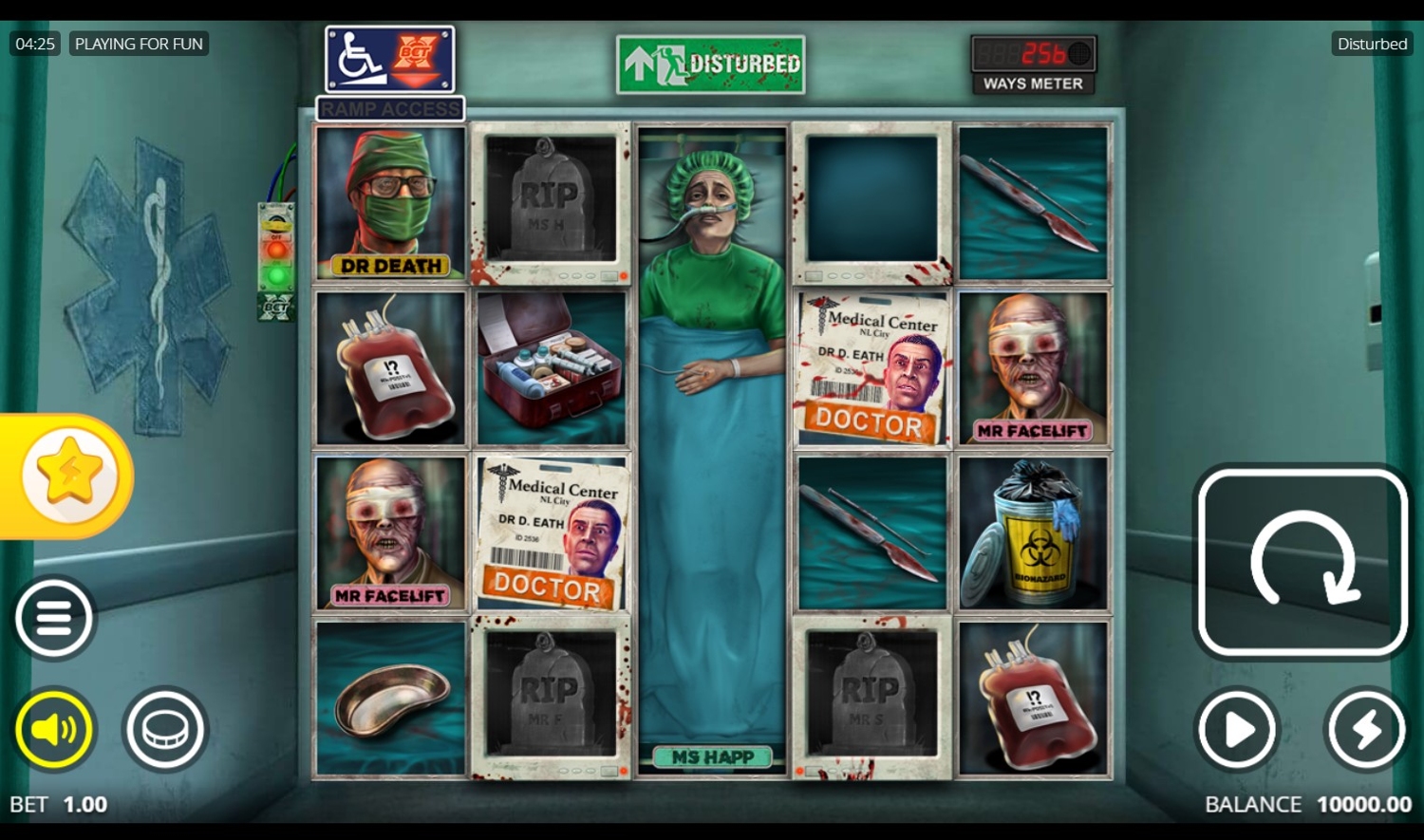 Disturbed Slot Gameplay