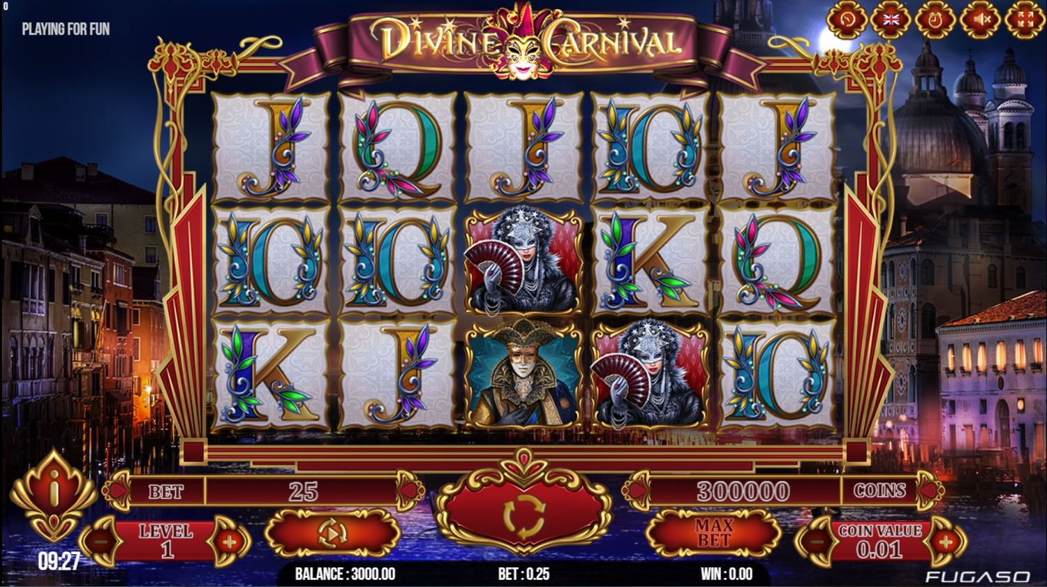 Divine Carnival Slot Gameplay