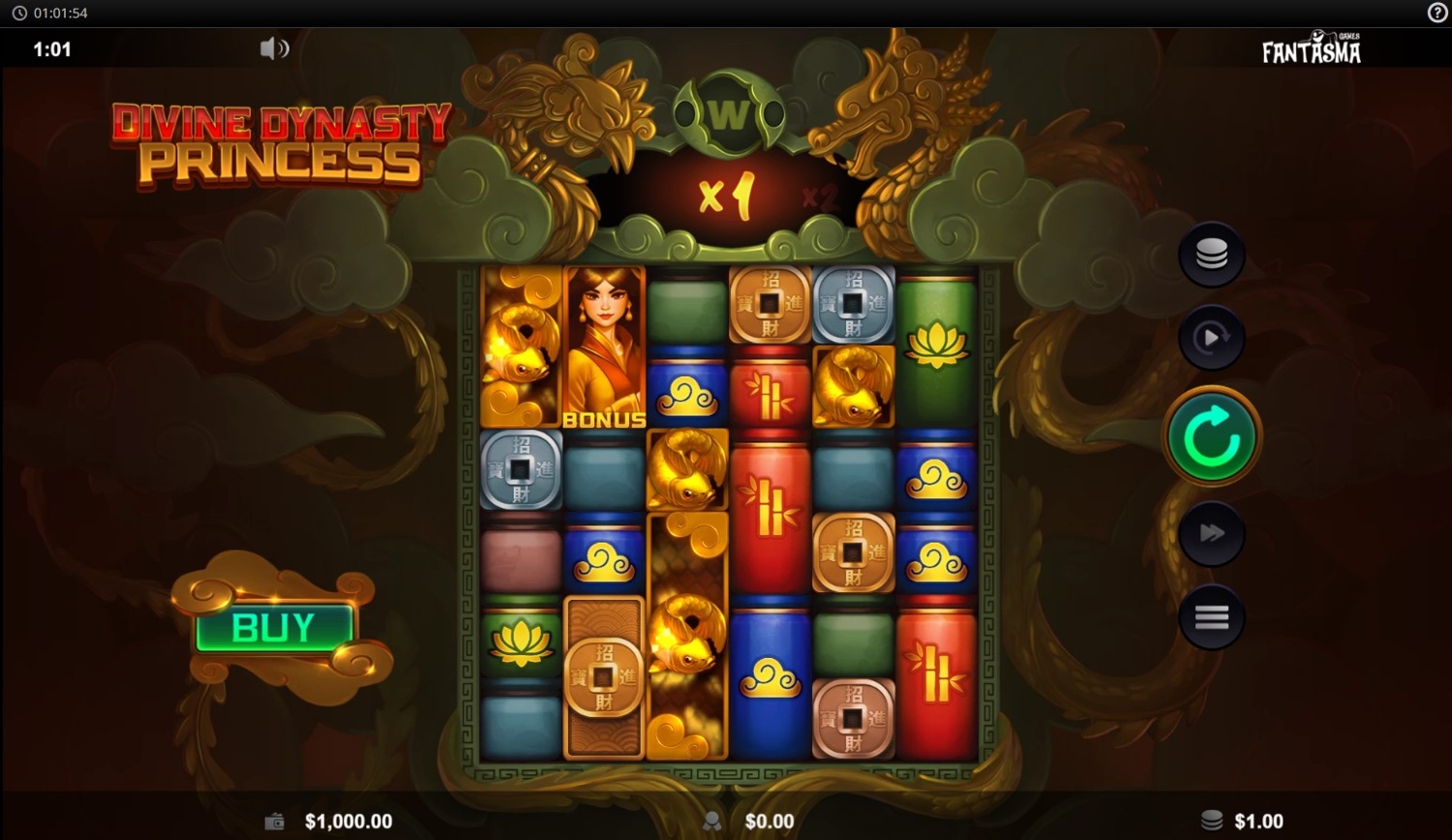 Divine Dynasty Princess Slot Gameplay