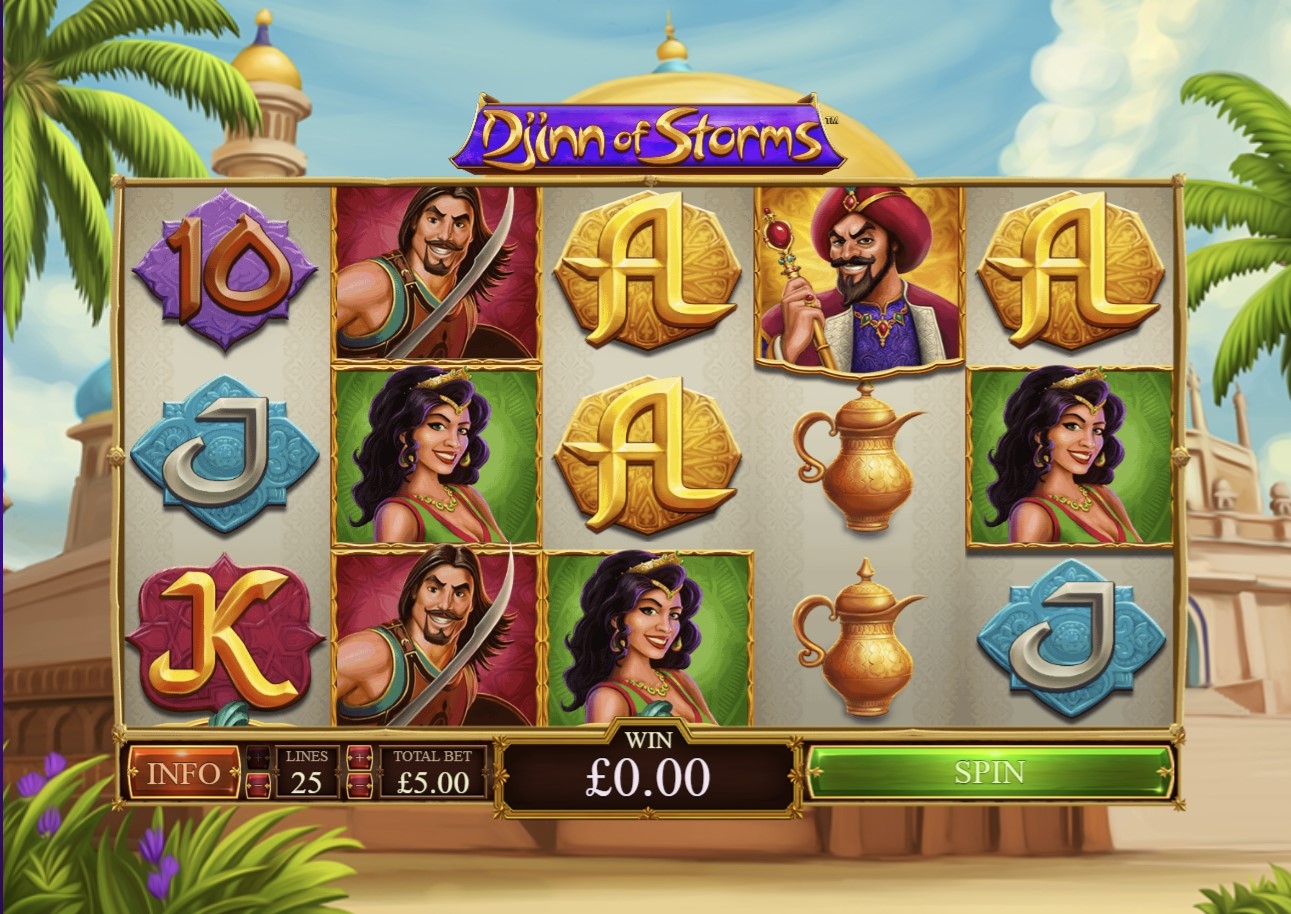 Djinn of Storms Slot Gameplay