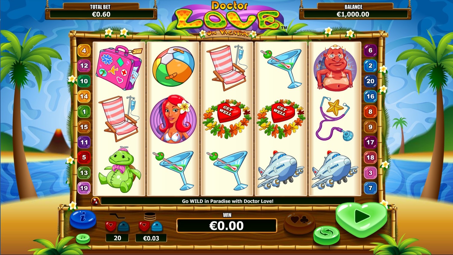 Doctor Love on Vacation Slot Gameplay