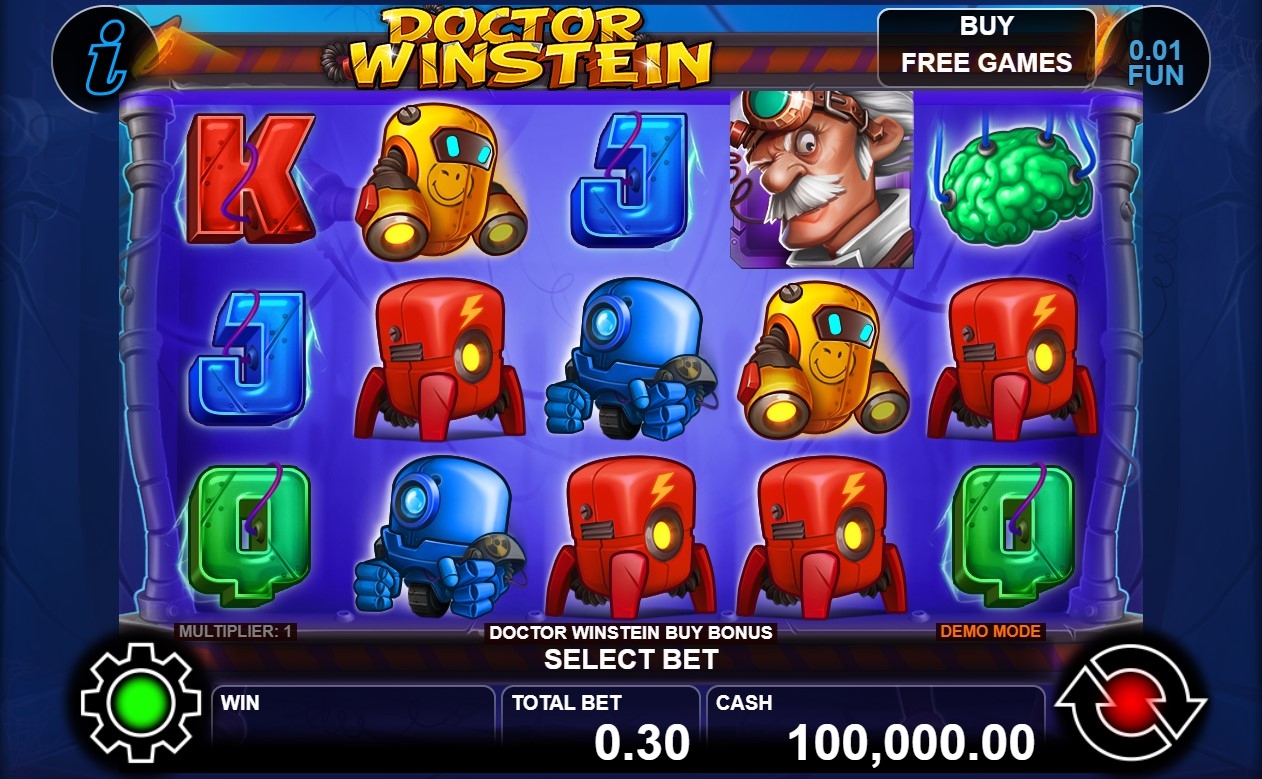 Doctor Winstein Slot Gameplay