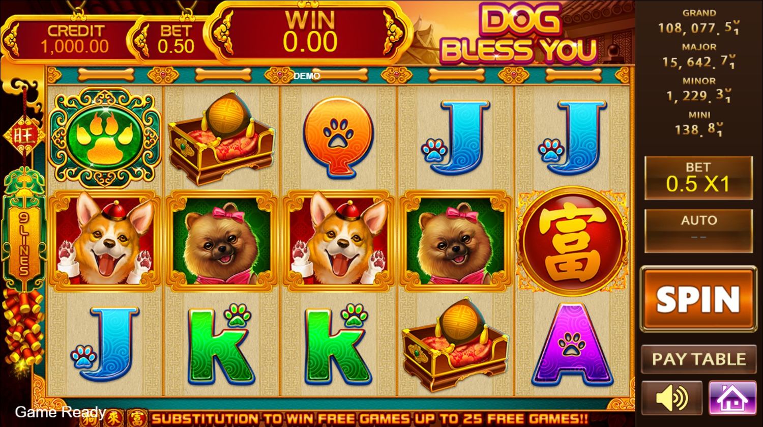 Dog Bless You Slot Gameplay