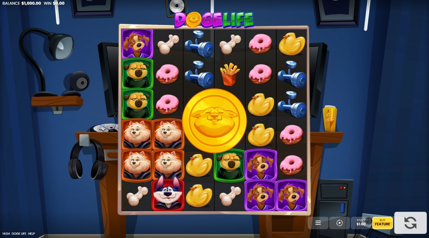 Doge Life Slot Gameplay