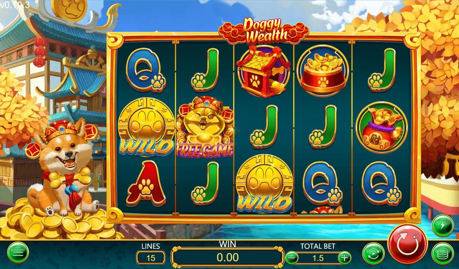 Doggy Wealth Slot Gameplay