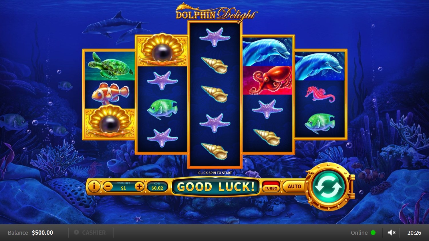 Dolphin Delight Slot Gameplay