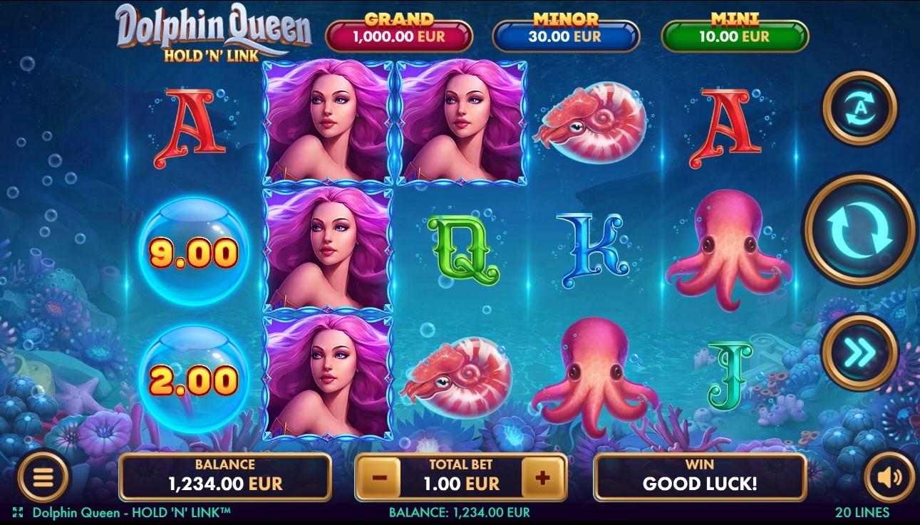 Dolphin Queen Slot Gameplay