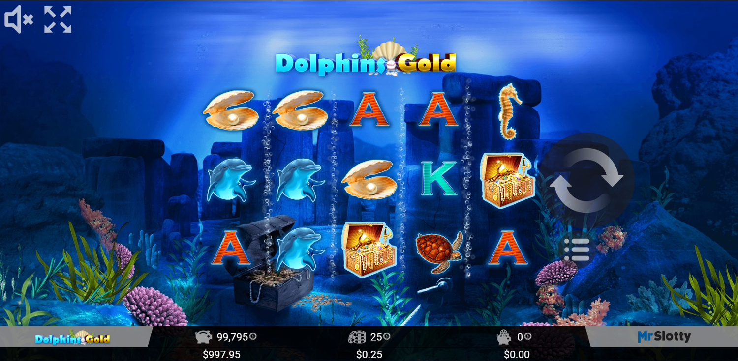Dolphins Gold Slot Gameplay