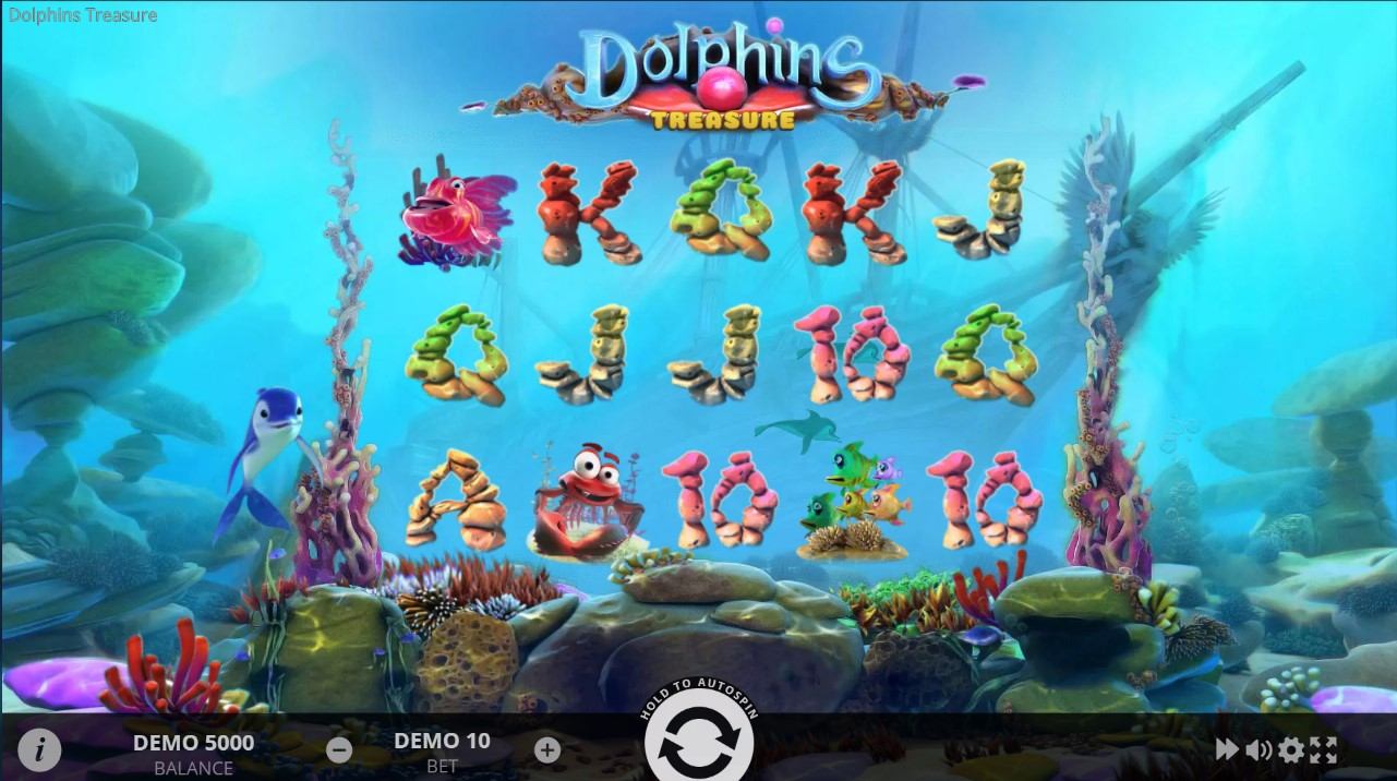 Dolphins Treasure Slot Gameplay
