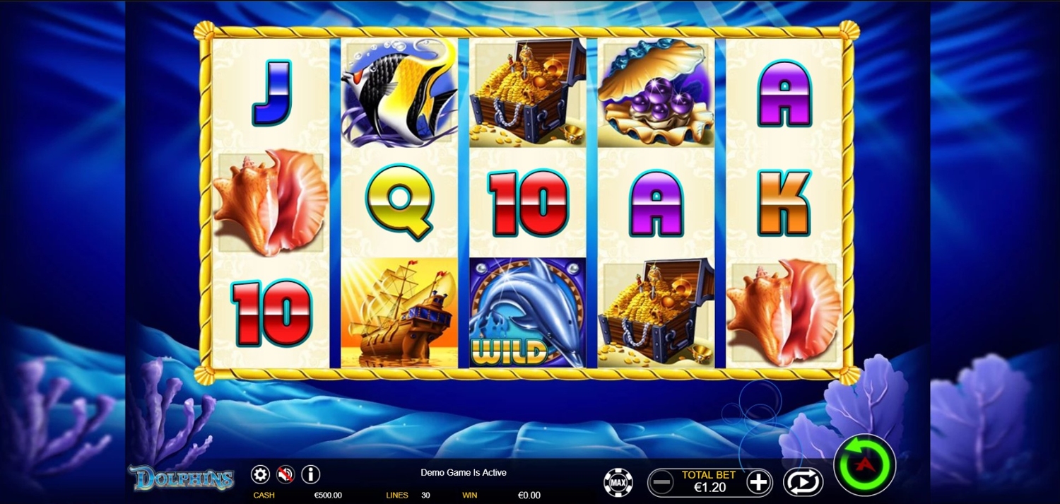 Dolphins Slot Gameplay