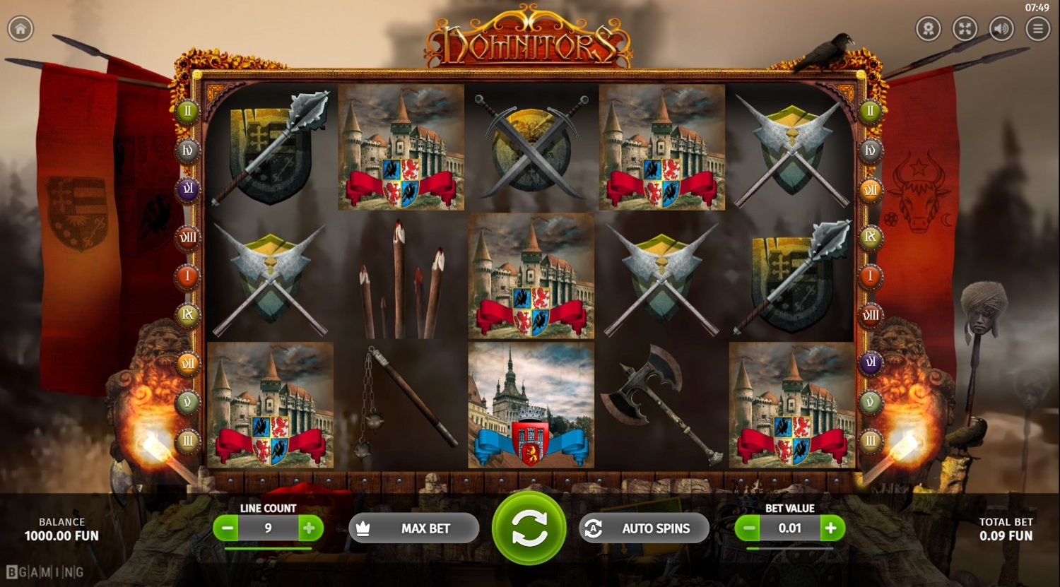 Domnitors Slot Gameplay