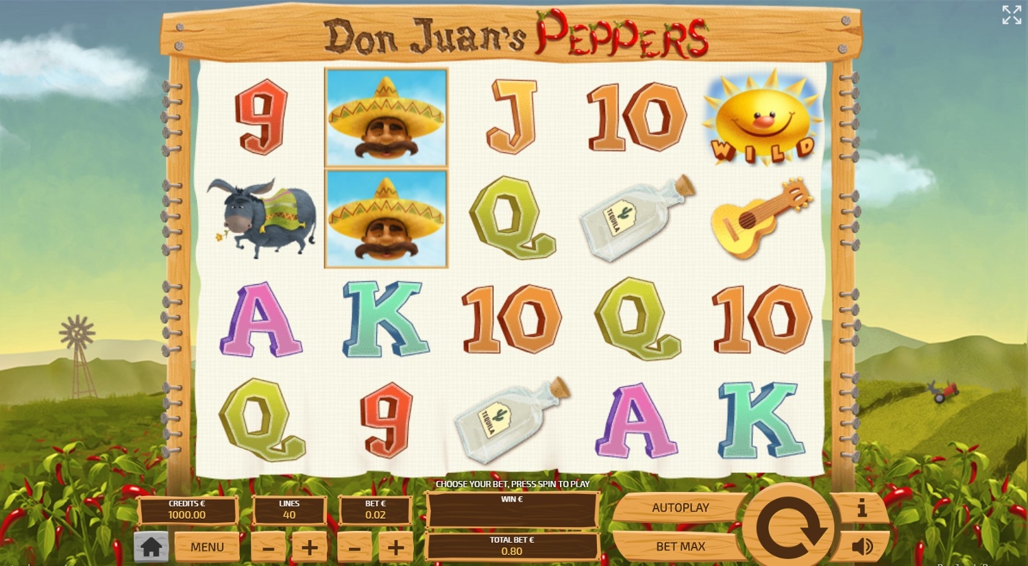 Don Juan's Peppers Slot Gameplay