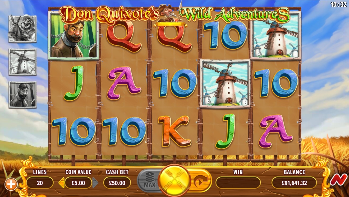 Don Quixote's: Wild Adventures Slot Gameplay