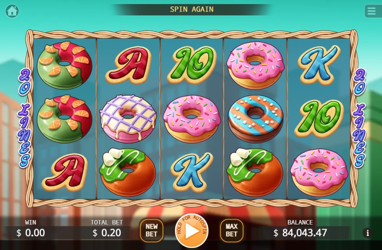 Donut City (KA Gaming) Slot Gameplay