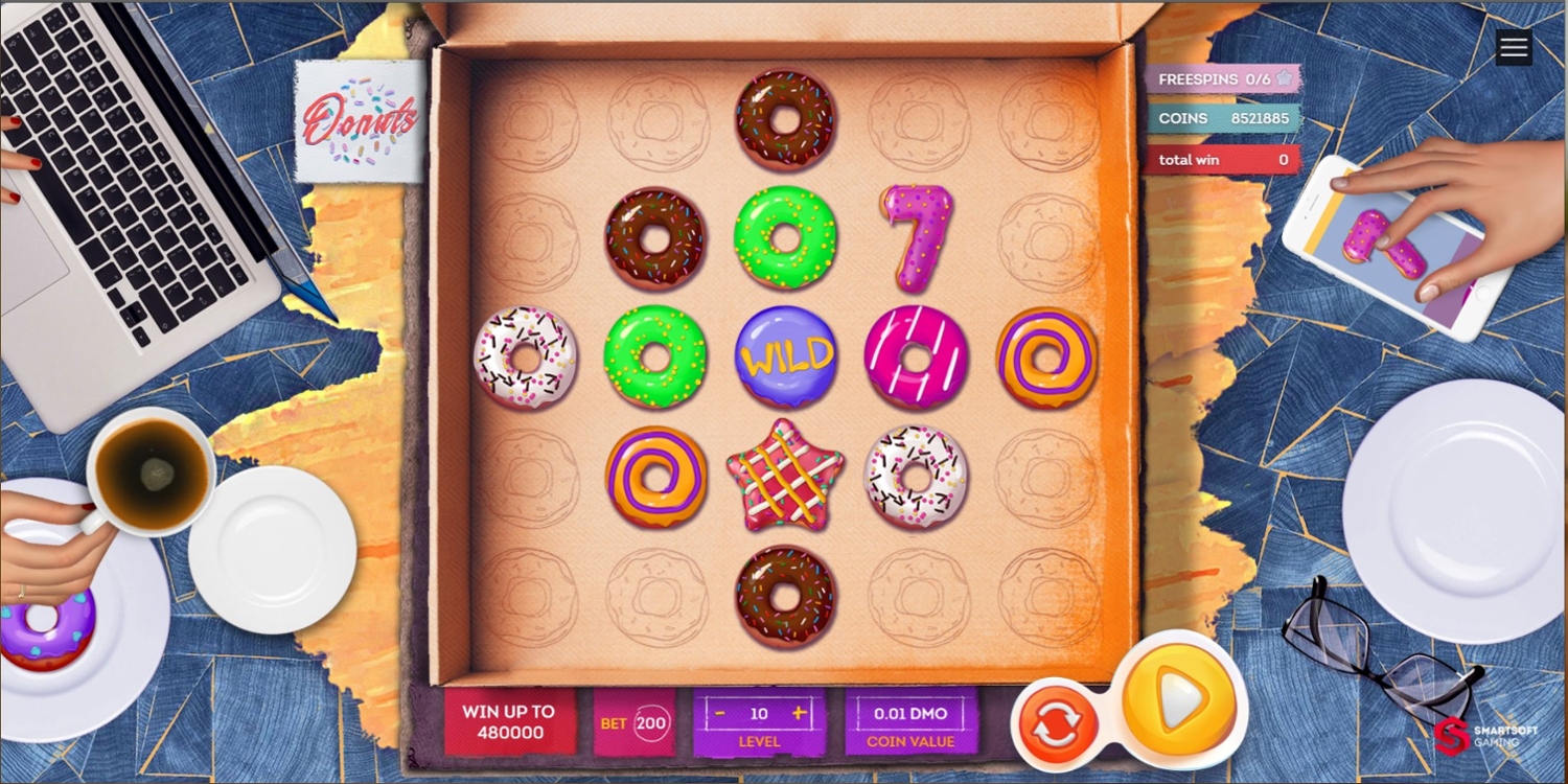 Donut City Slot Gameplay