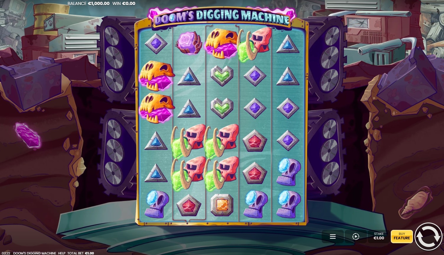 Doom's Digging Machine Slot Gameplay