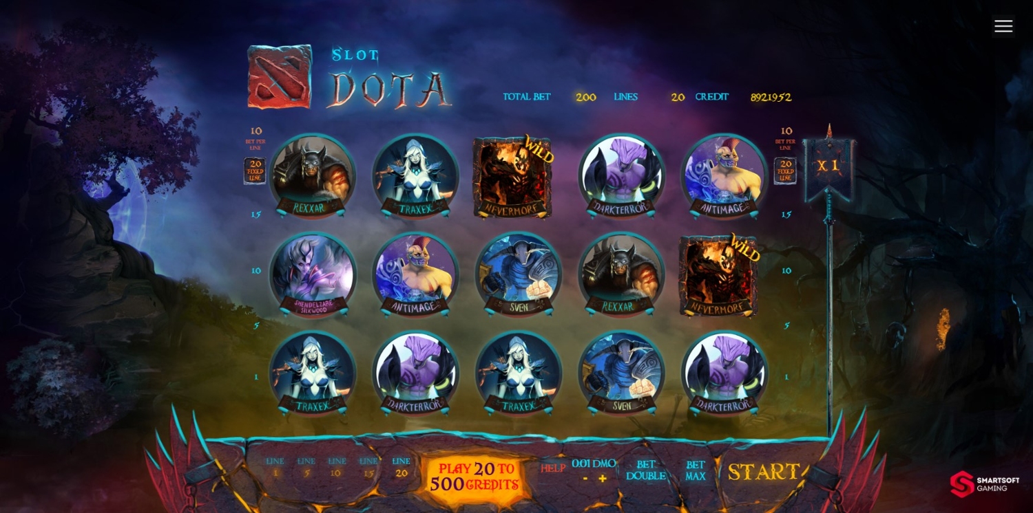 Dota Slot Slot Gameplay