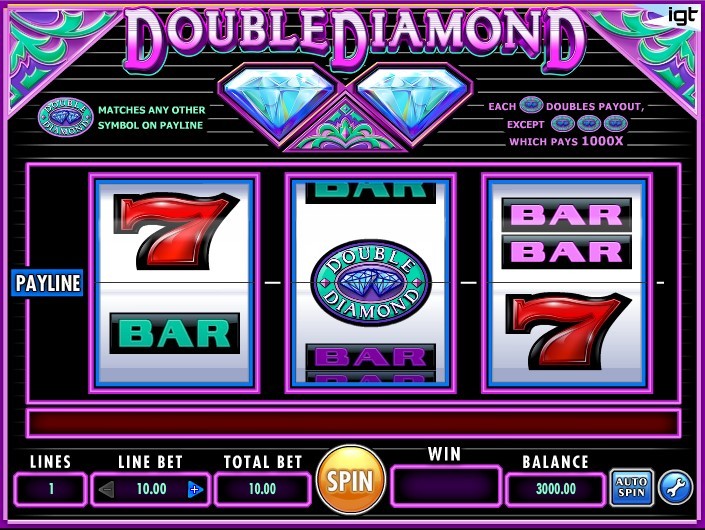 Double Diamond Slot Gameplay