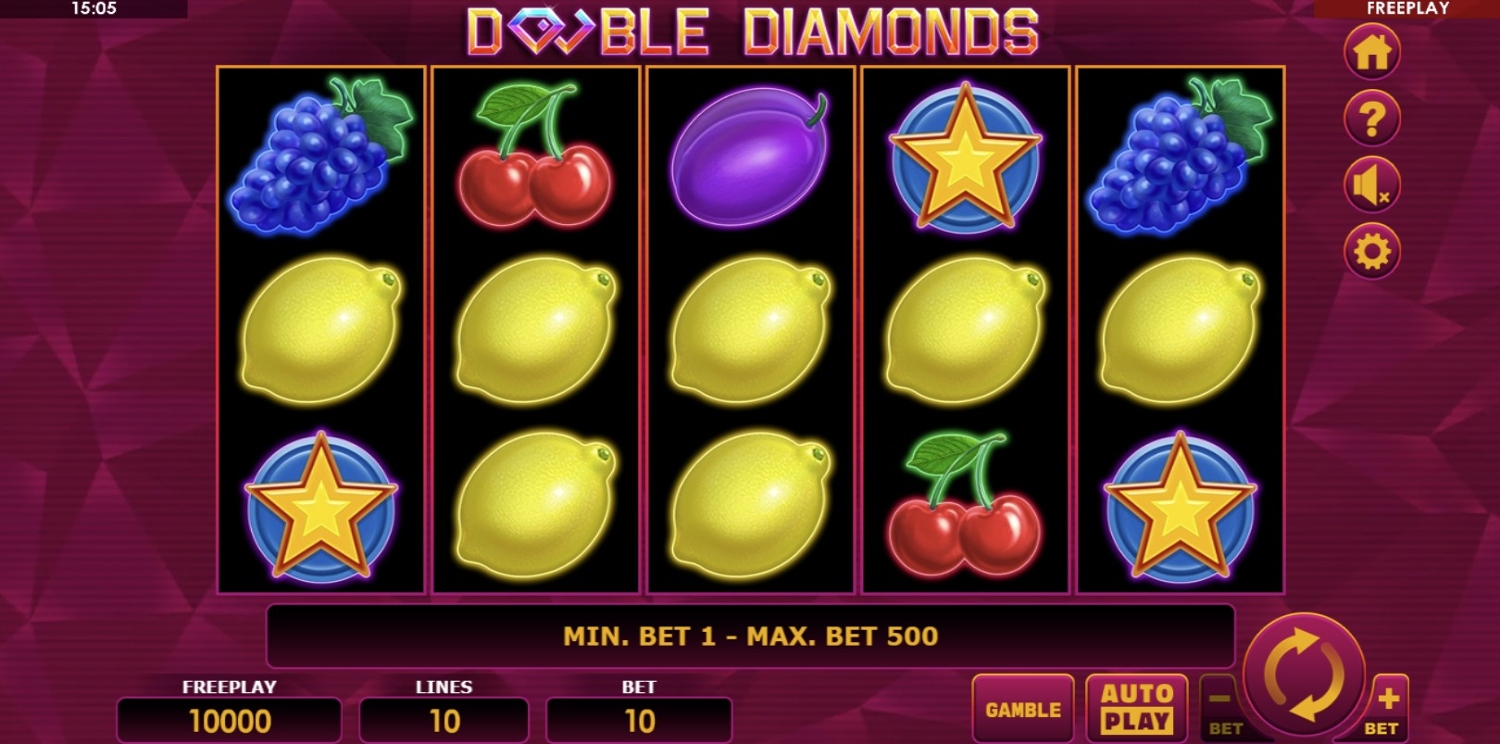 Double Diamonds Slot Gameplay
