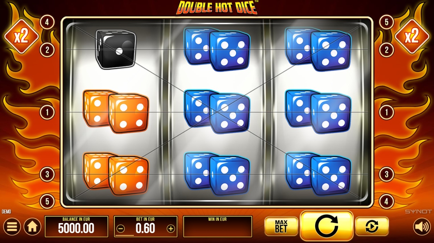 Double Hot Dice Slot Gameplay