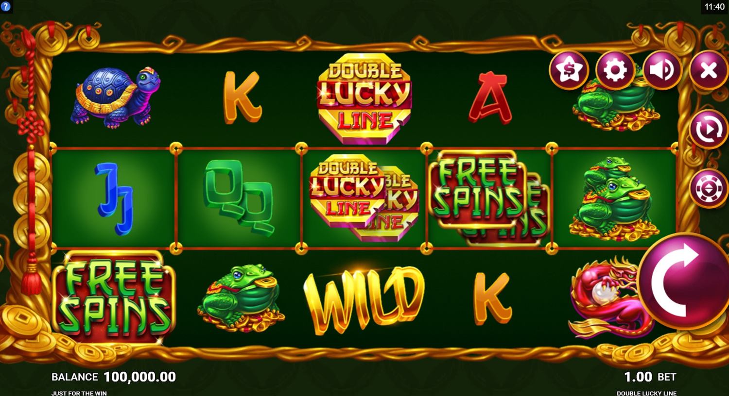 Double Lucky Line Slot Gameplay