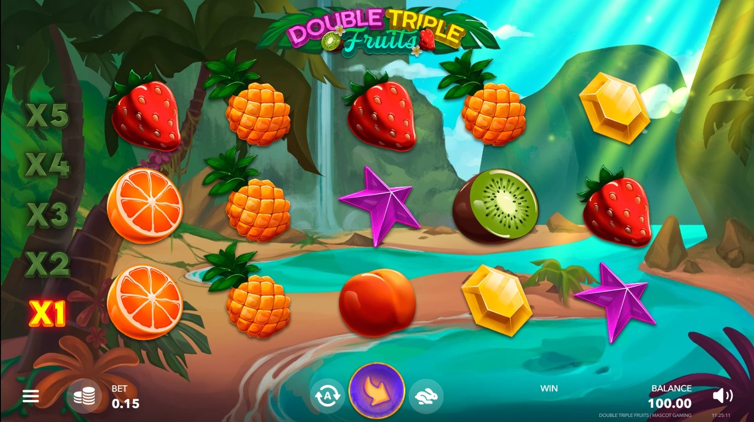 Double Triple Fruit Slot Gameplay