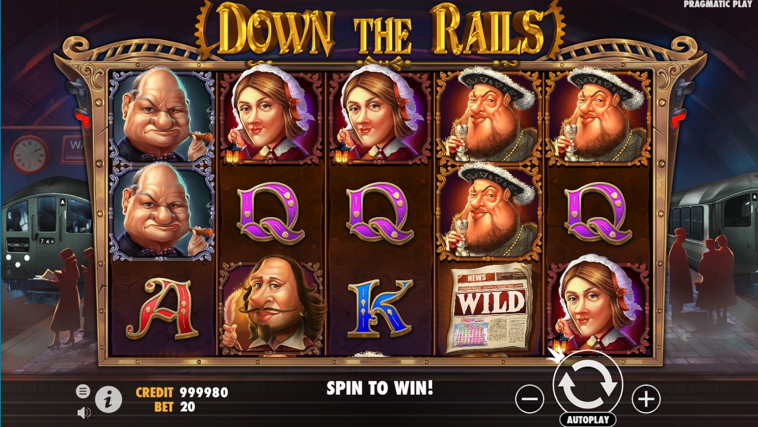 Down the Rails Slot Gameplay