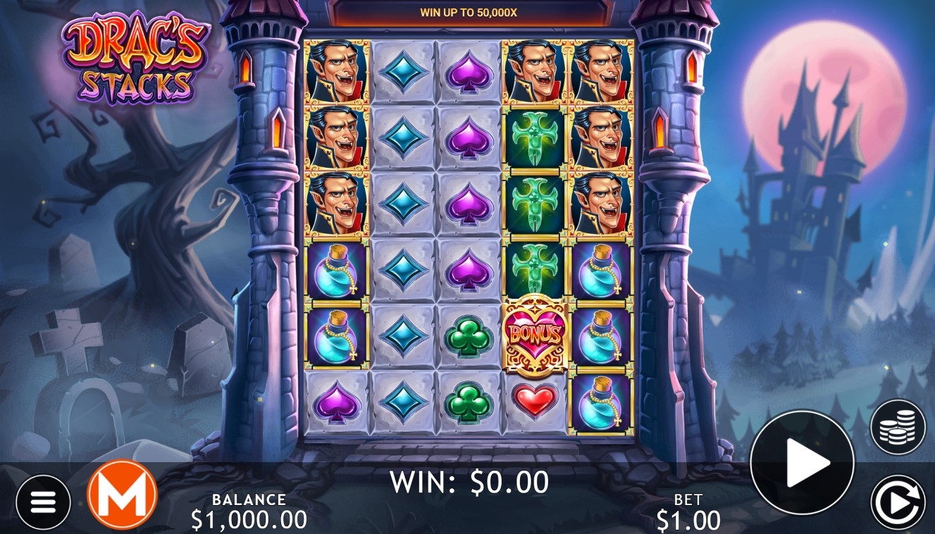 Drac's Stacks Slot Gameplay