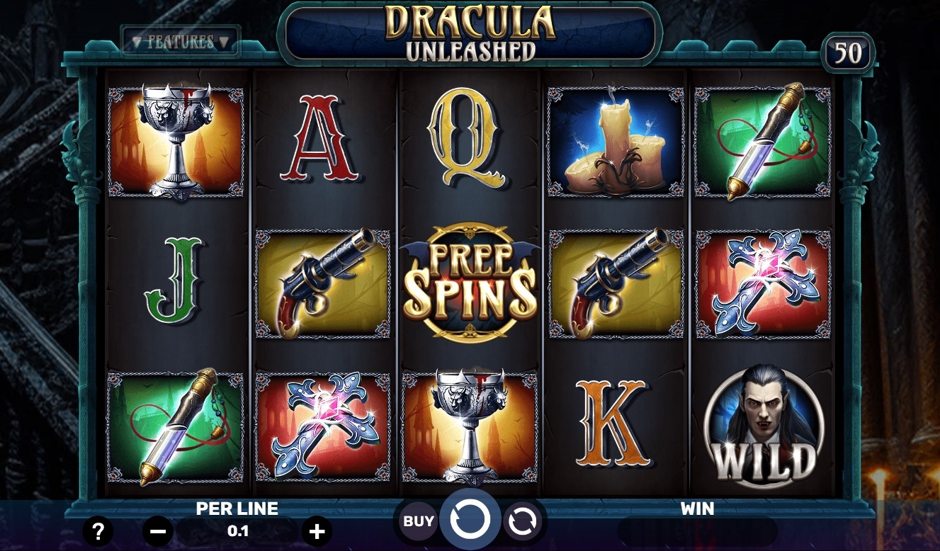 Dracula - Unleashed Slot Gameplay