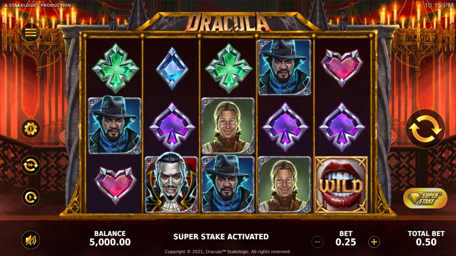 Dracula Slot Gameplay