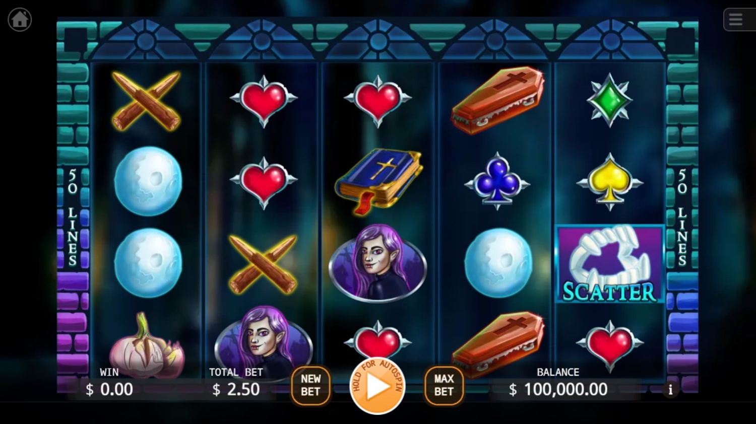 Dracula Slot Gameplay