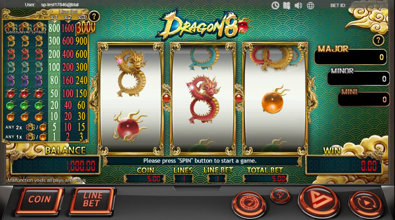Dragon 8 Slot Gameplay
