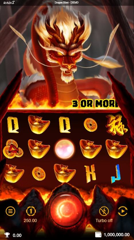 Dragon Blast Slot Gameplay