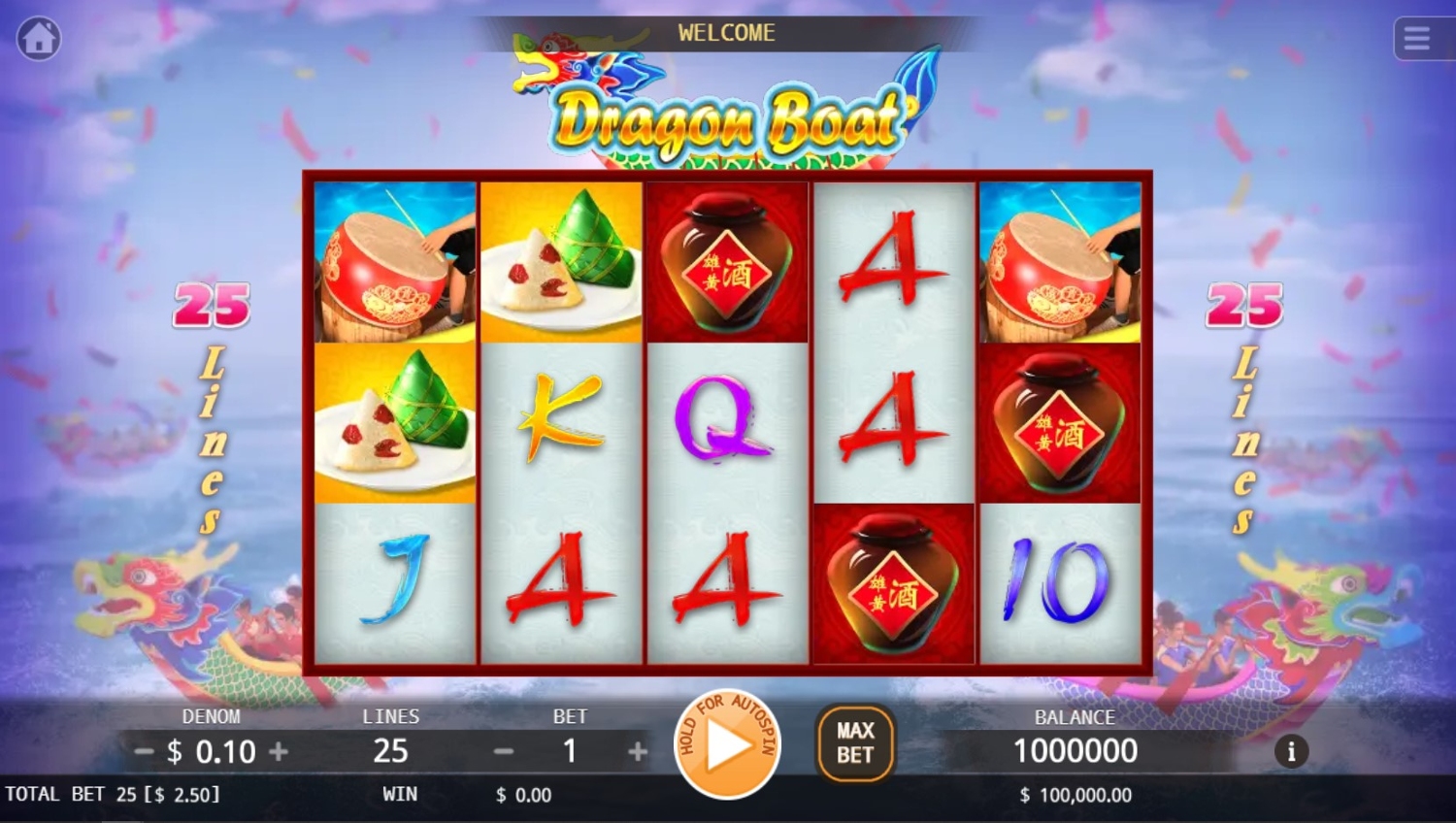Dragon Boat Slot Gameplay