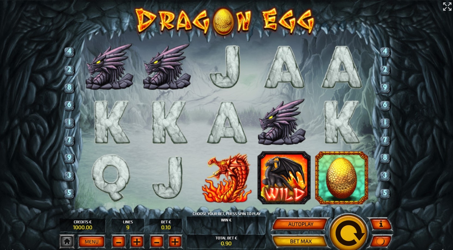 Dragon Egg Slot Gameplay