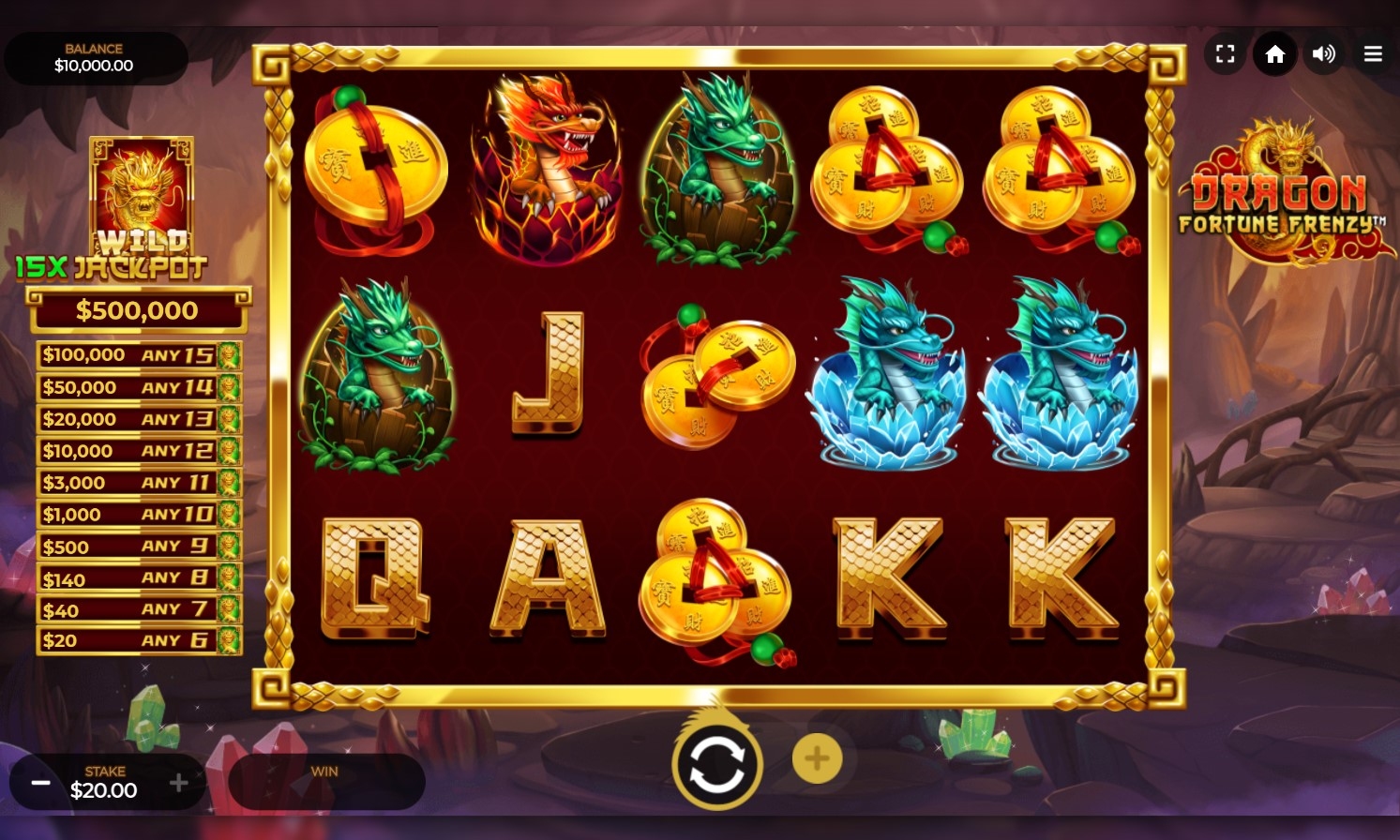 Dragon Fortune Frenzy Slot Gameplay