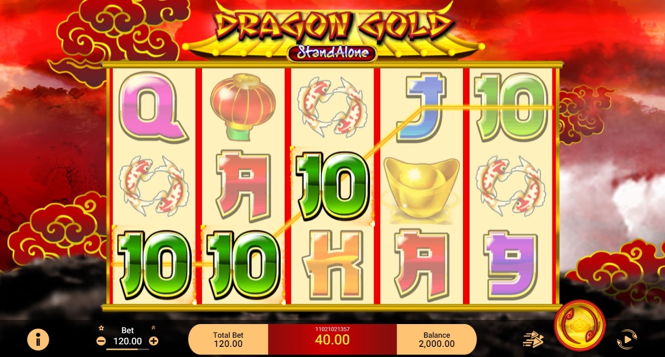 Dragon Gold Stand Alone Slot Gameplay
