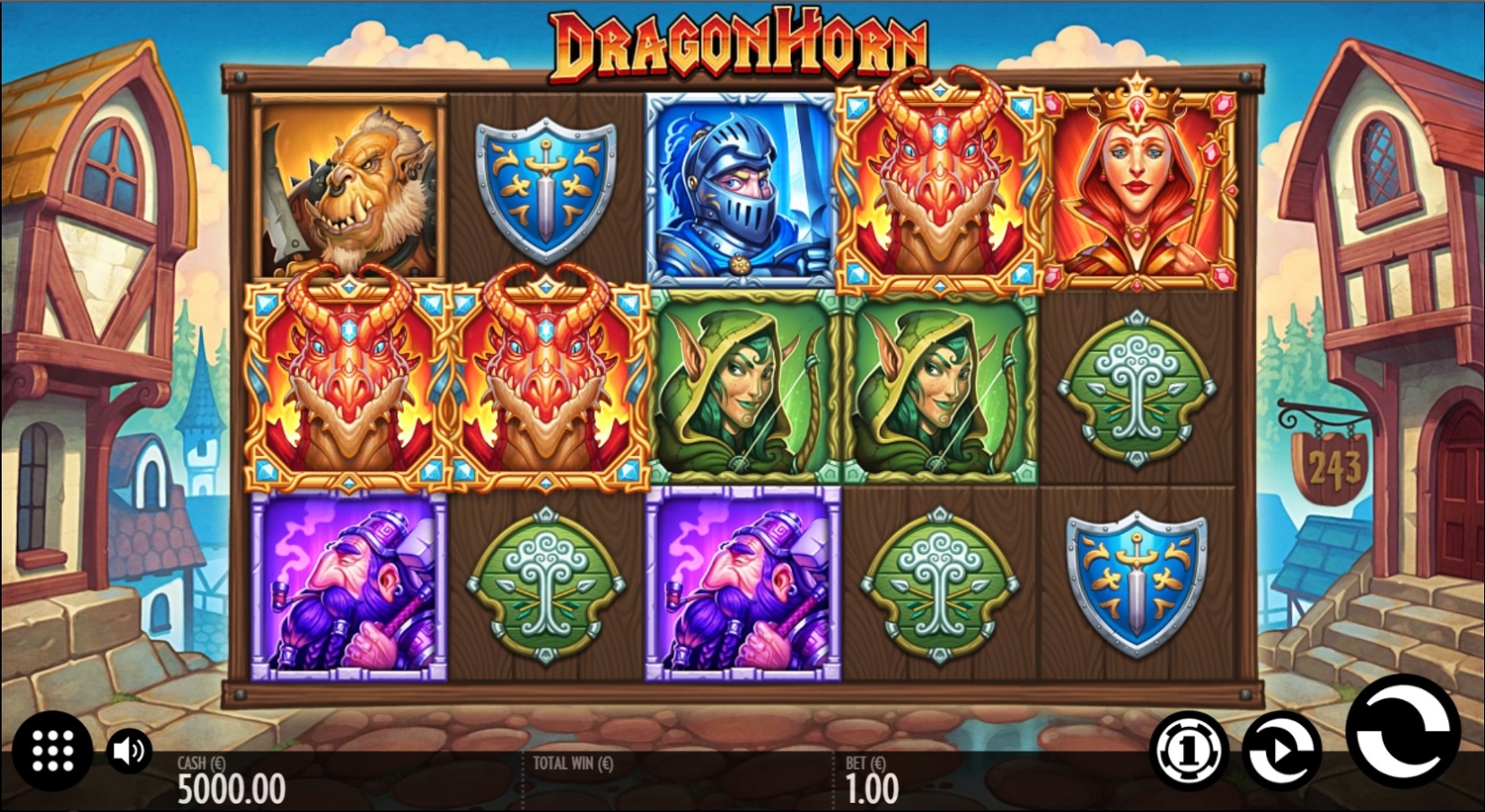 Dragon Horn Slot Gameplay