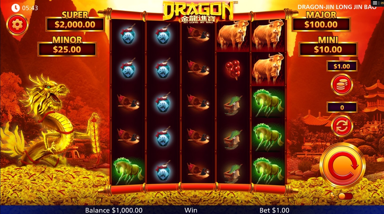 Dragon Jin Lon Lin Bao Slot Gameplay