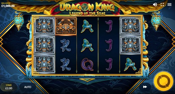 Dragon King Legend of the Seas Slot Gameplay