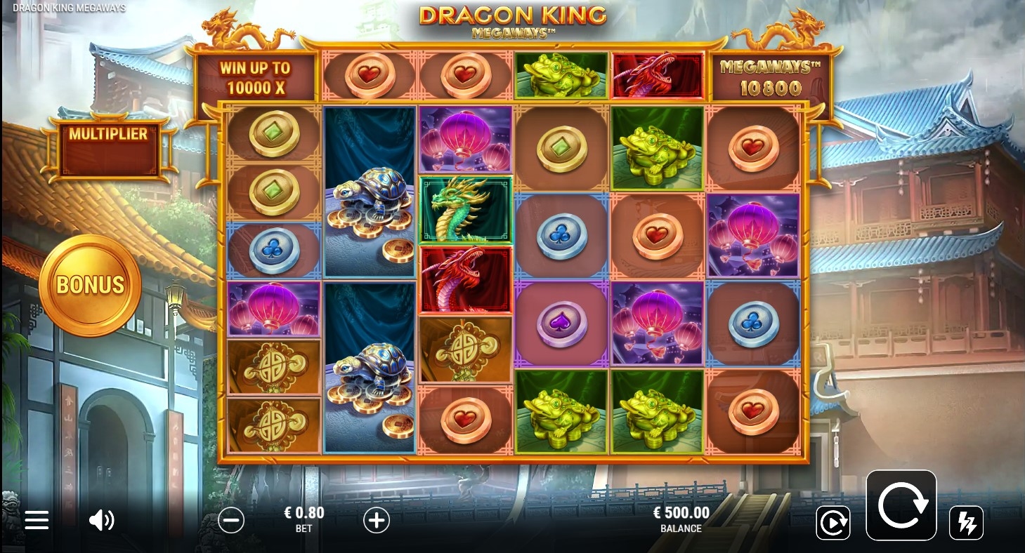 Dragon King Megaways Slot Gameplay