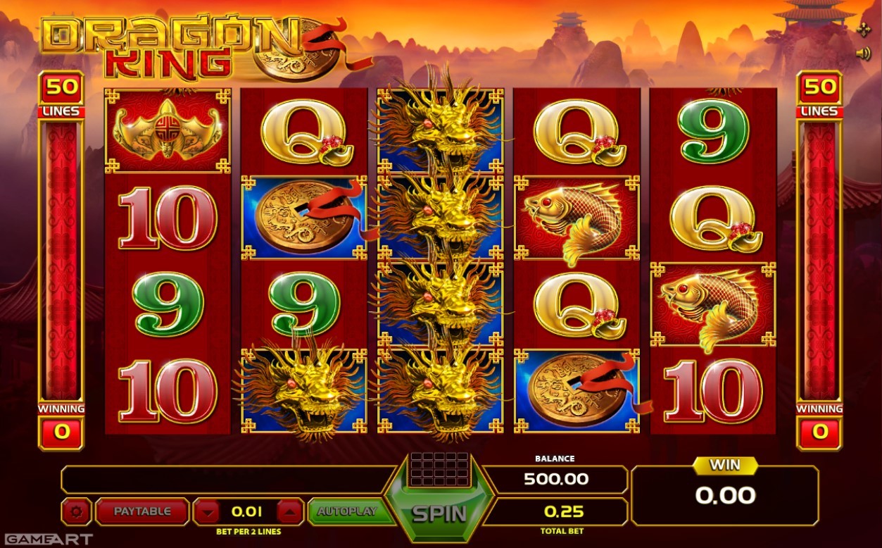 Dragon King Slot Gameplay