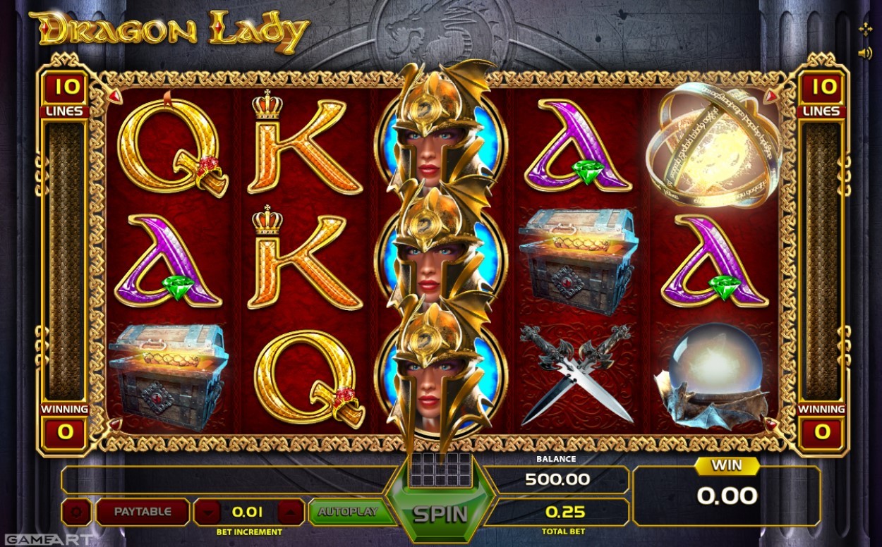 Dragon Lady Slot Gameplay