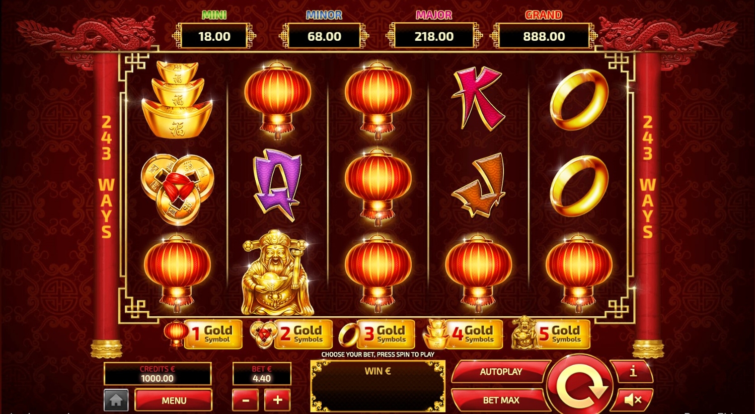 Dragon Riches Slot Gameplay