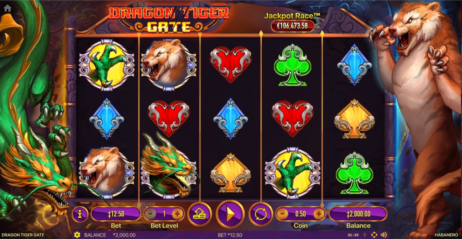 Dragon Tiger Gate Slot Gameplay