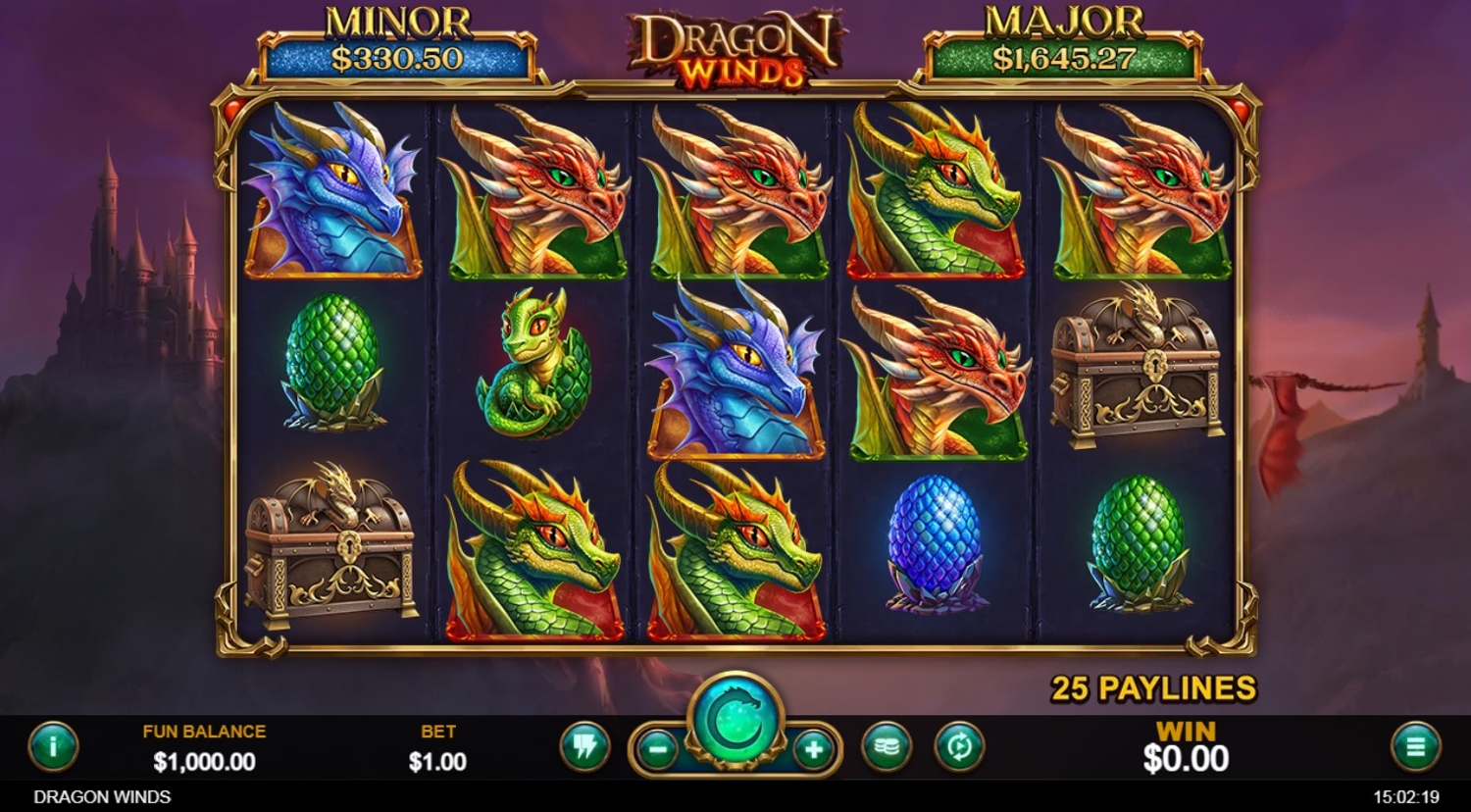 Dragon Winds Slot Gameplay