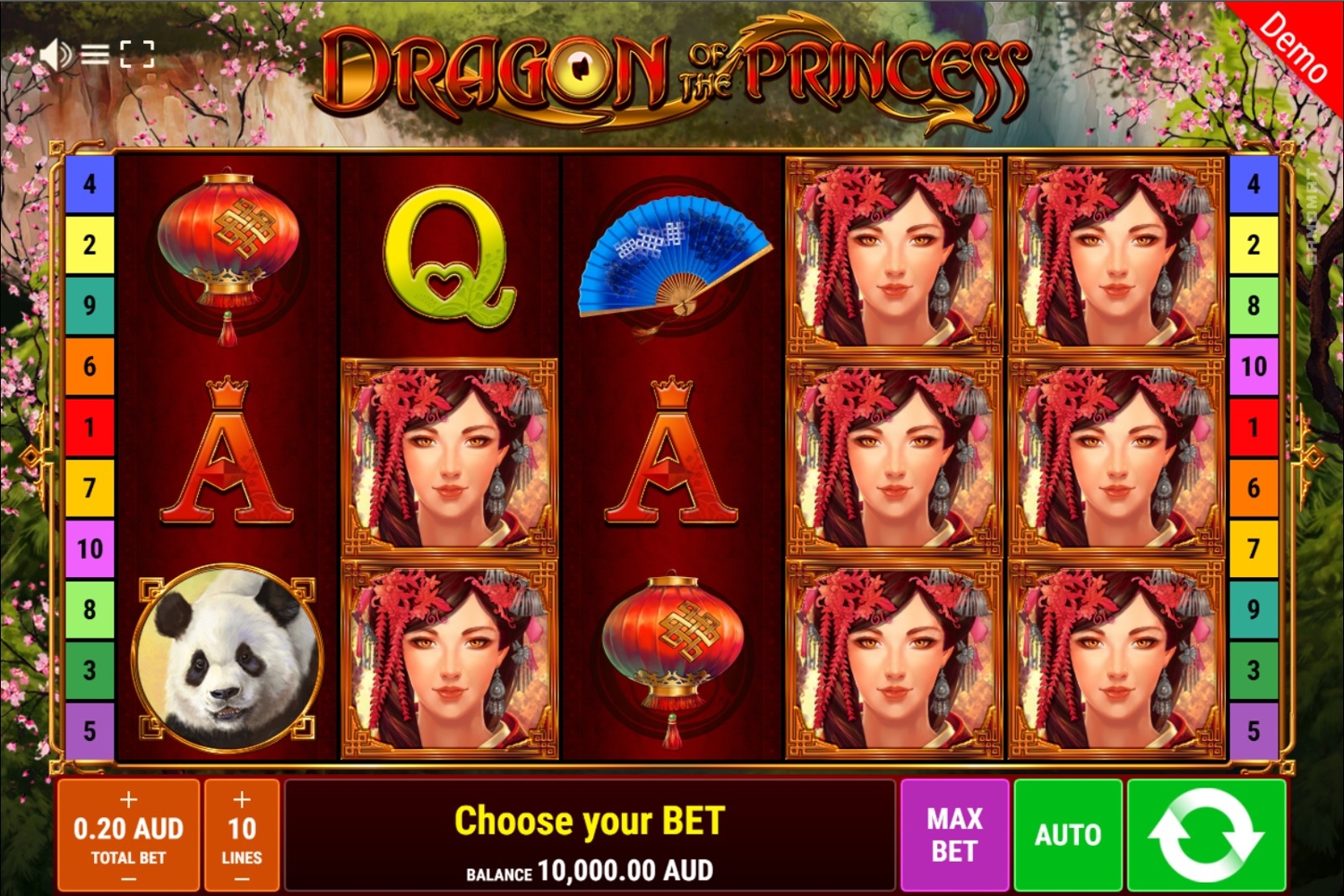 Dragon of the Princess Slot Gameplay