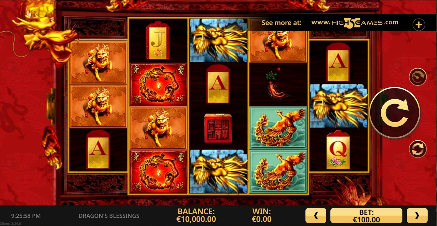 Dragon's Blessings Slot Gameplay