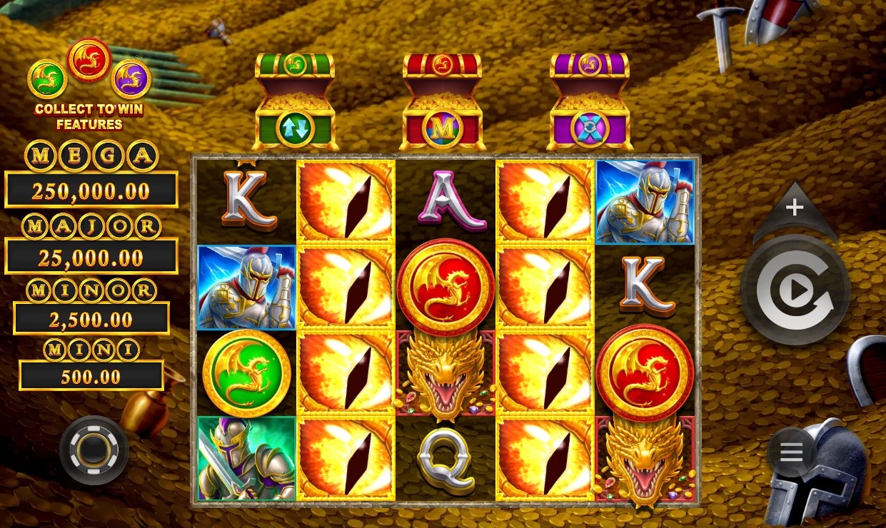 Dragon's Cache Slot Gameplay